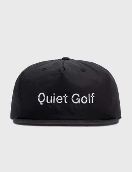 QUIET GOLF Typeface Snapback Hat