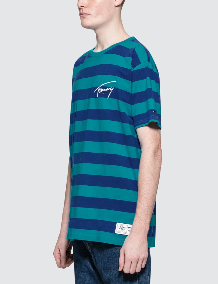 Tommy Signature Stripe S/S T-Shirt Placeholder Image