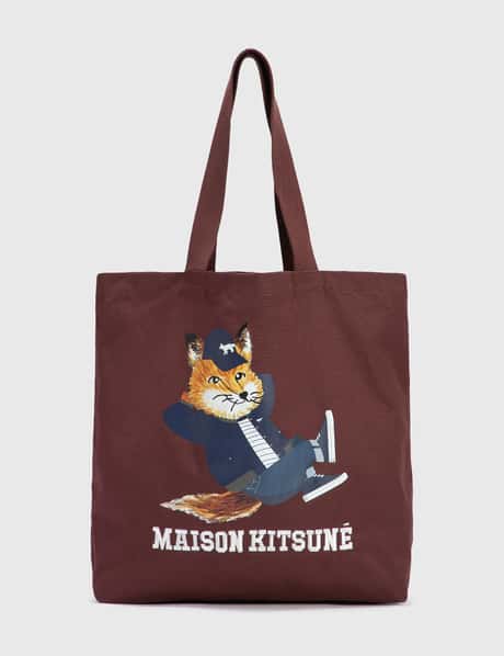 Maison Kitsuné Dressed Fox Tote Bag