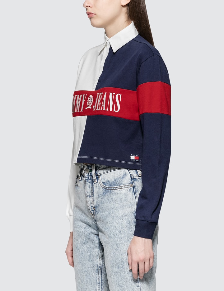 90S Cropped Rugby Sweatshirt Placeholder Image