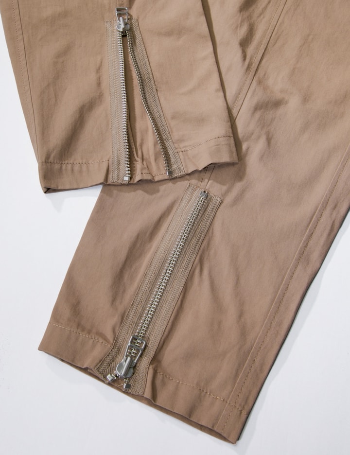 Military Zipper Cropped Trousers Placeholder Image