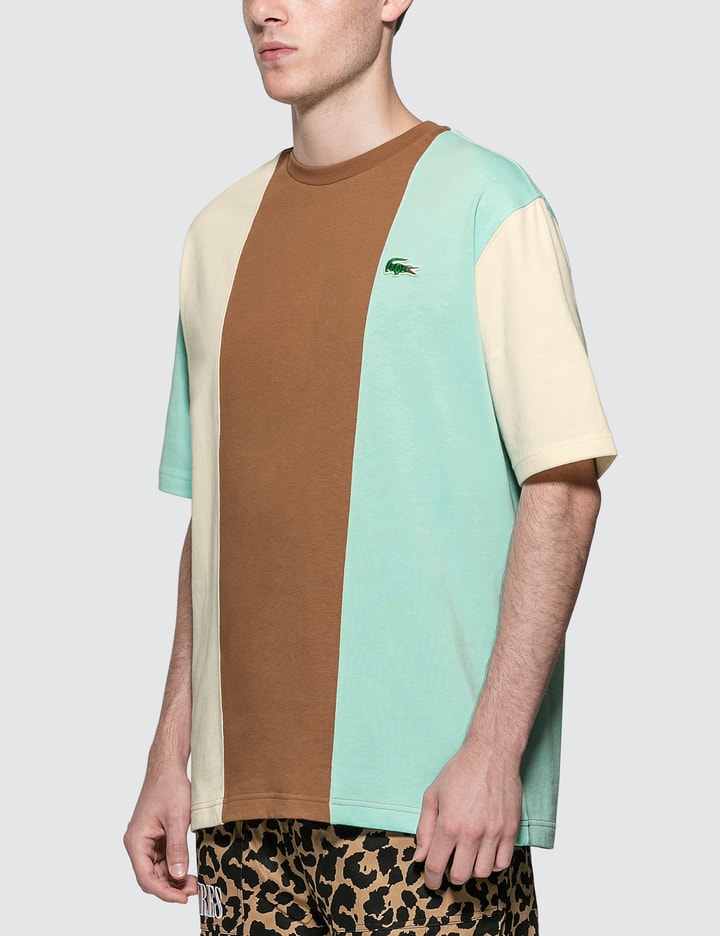 GOLF le FLEUR* x Lacoste Cut & Sewn Stripe T-shirt Placeholder Image