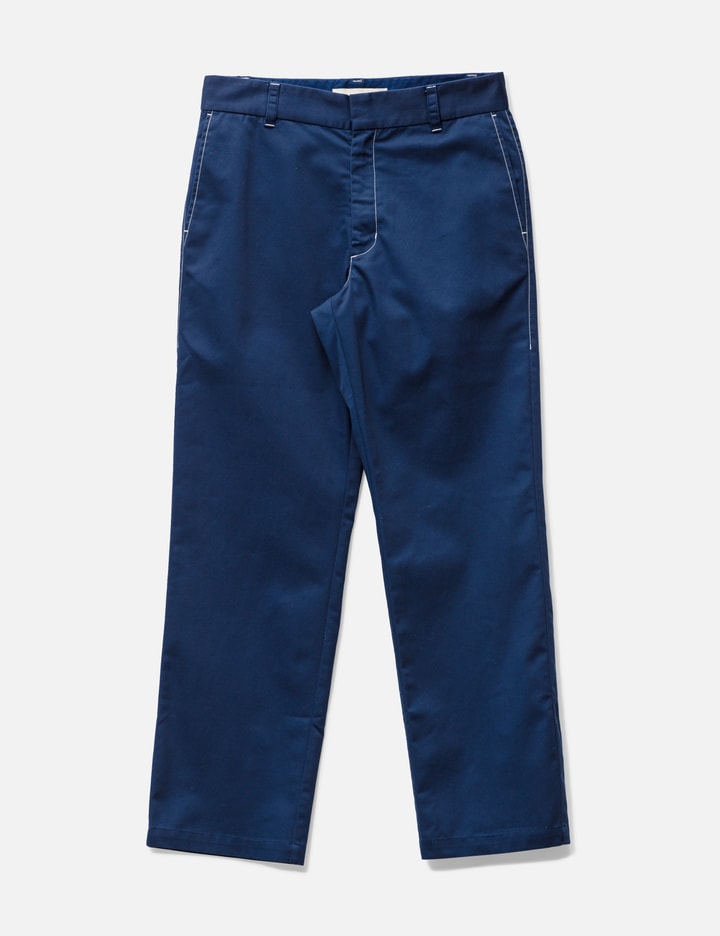 CONTRAST STITCH CHINO PANTS Placeholder Image