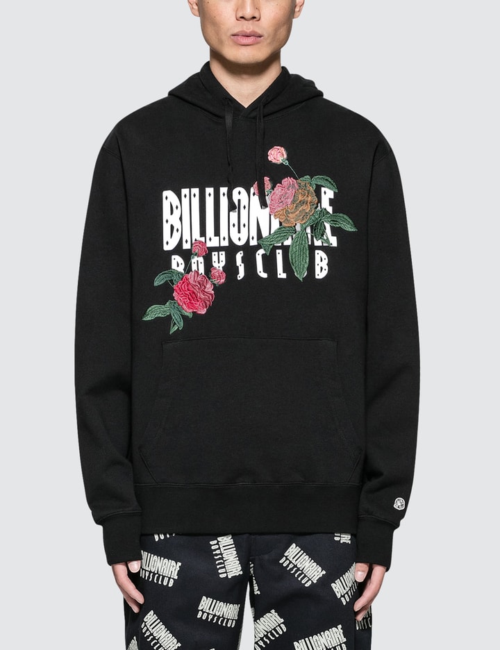 Embroidered Floral Popover Hoodie Placeholder Image