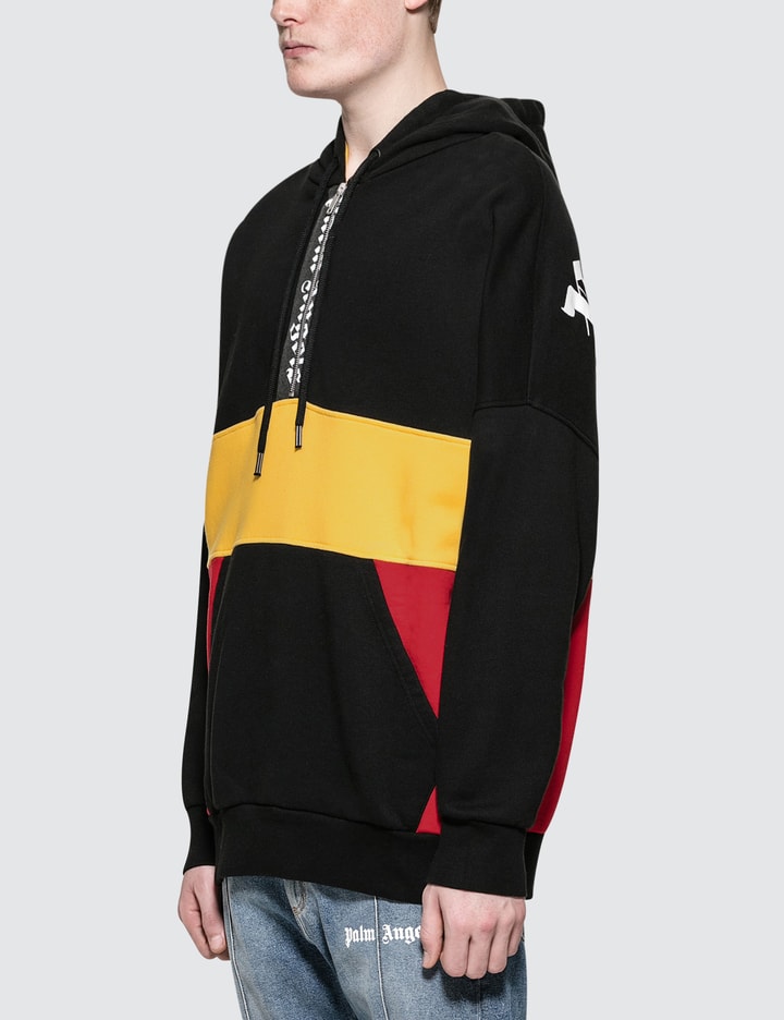 3 Colors Logo Over Hoodie Placeholder Image