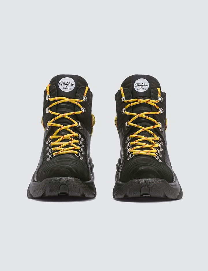 Leather Ankle Platform Hiking Boots Placeholder Image