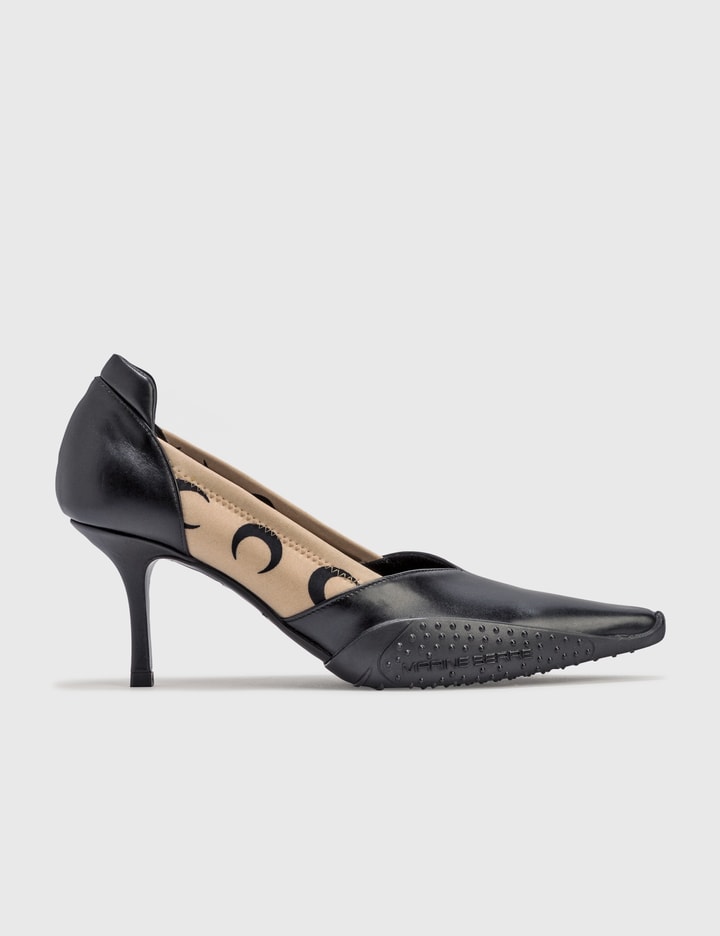 Moon Print Leather Pumps Placeholder Image