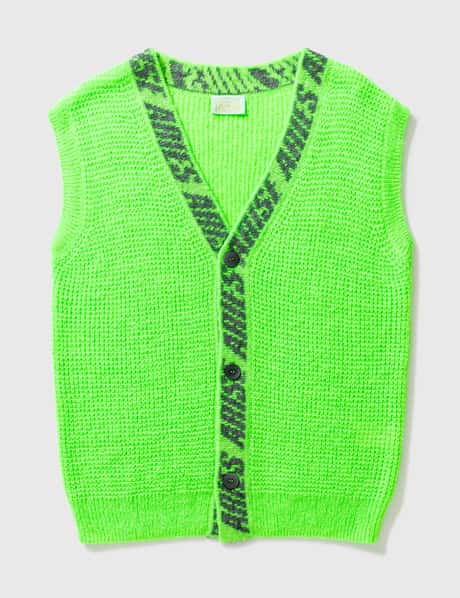 Aries Waffle Knit Sweater Vest