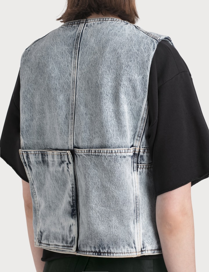 Denim Vest With Crossbody Pocket Placeholder Image