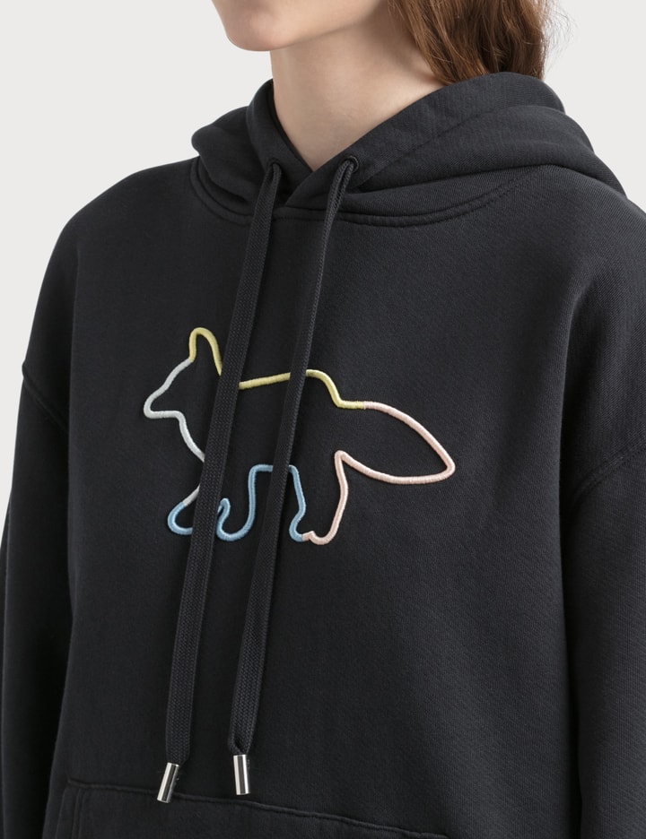 Rainbow Profile Fox Embroidery Hoodie Placeholder Image