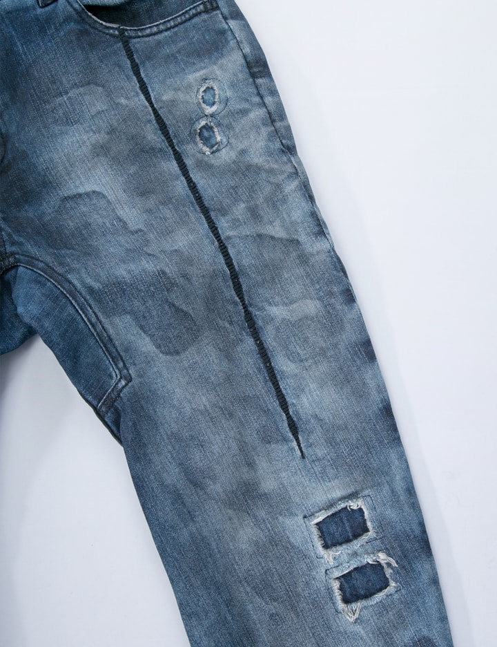 Destroyed Denim Washed Jeans Placeholder Image