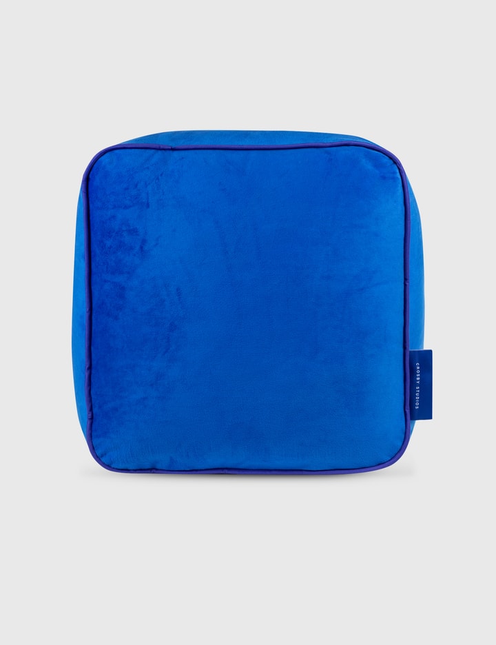 Blue Blue Velvet Pillow Placeholder Image