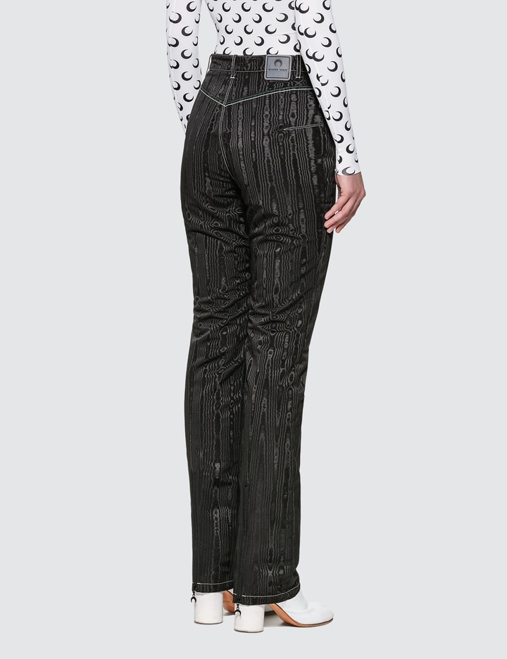 Straight Pants With Back Zipper Detail Placeholder Image