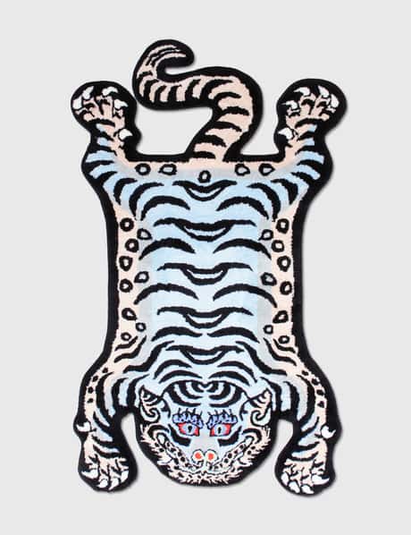 RAW EMOTIONS Medium Mascot Tiger Rug