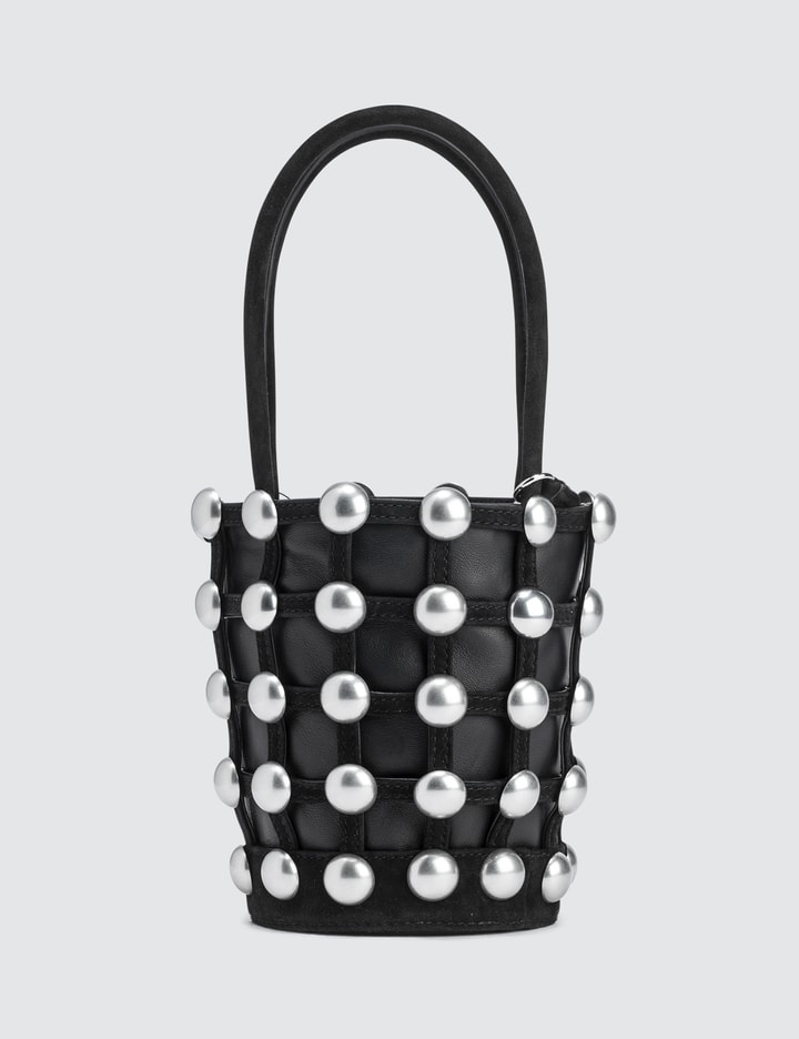 Roxy Cage Mini Bucket Bag with Stud Placeholder Image