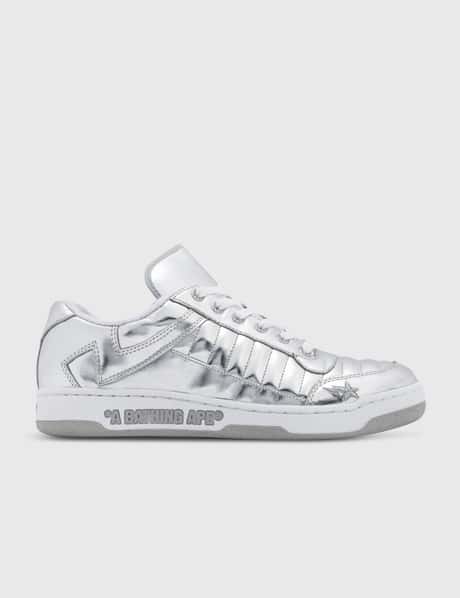 BAPE Bape Silver Sneakers