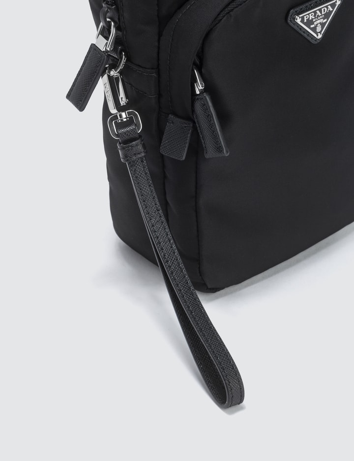 Nylon And Leather Trim Vertical Washbag Placeholder Image