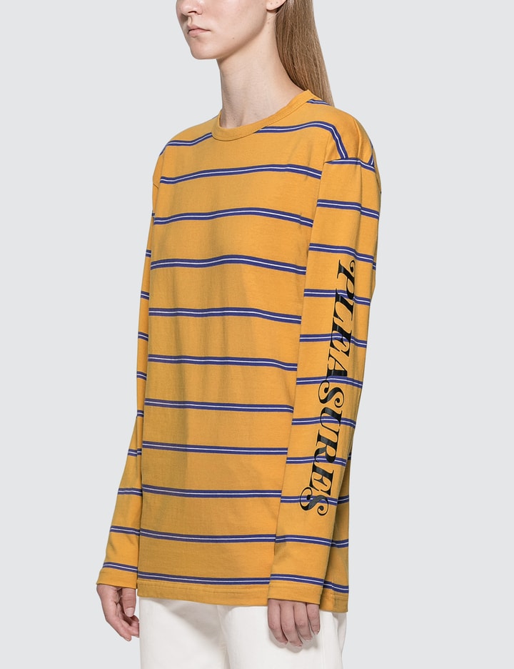 Scream Striped Long Sleeve Shirt Placeholder Image