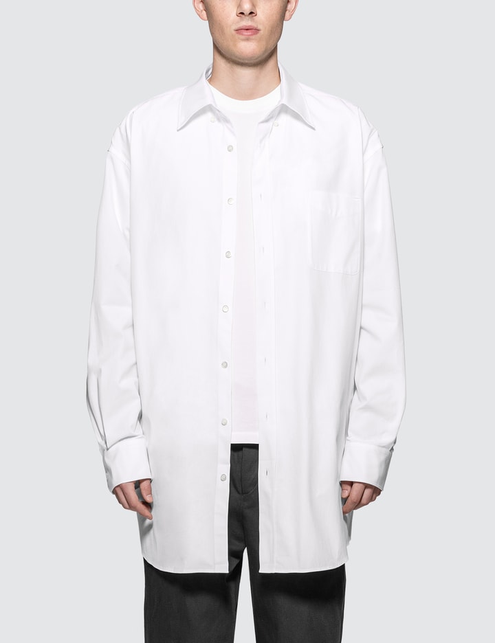 Oversized Broadcloth Shirt Placeholder Image