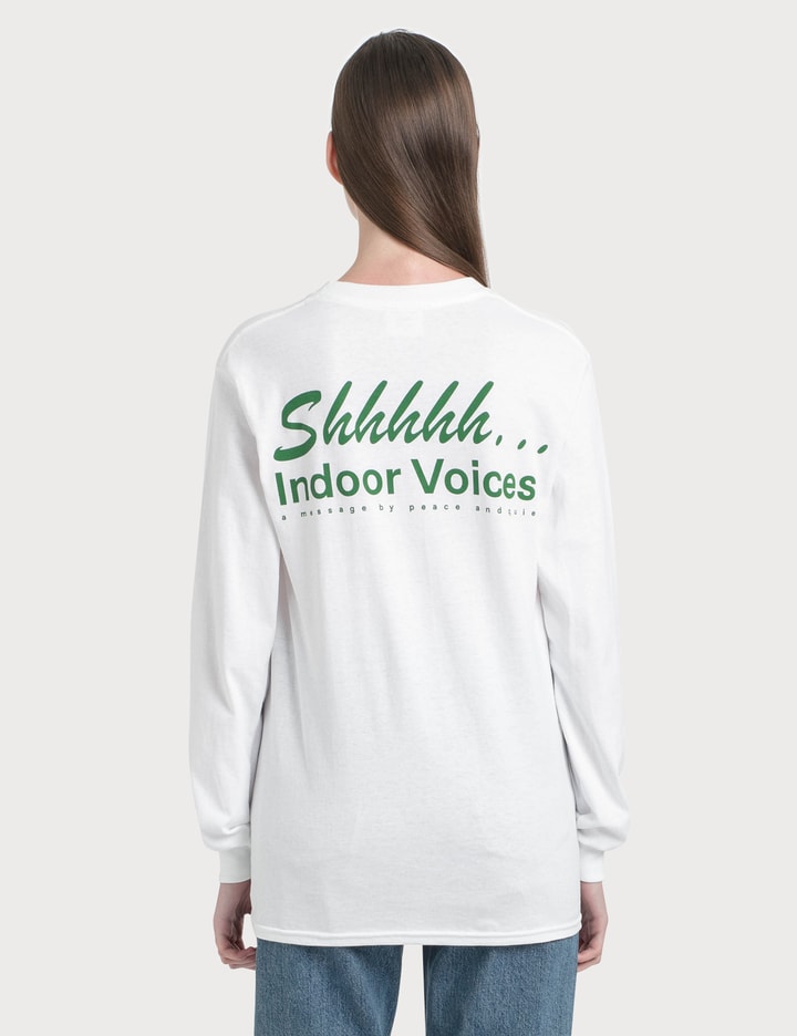 Indoor Voices Long Sleeve T-Shirt Placeholder Image