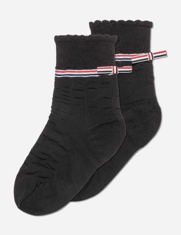 30 Denier Ankle Length Socks in Polyester With RWB Stripe Placeholder Image