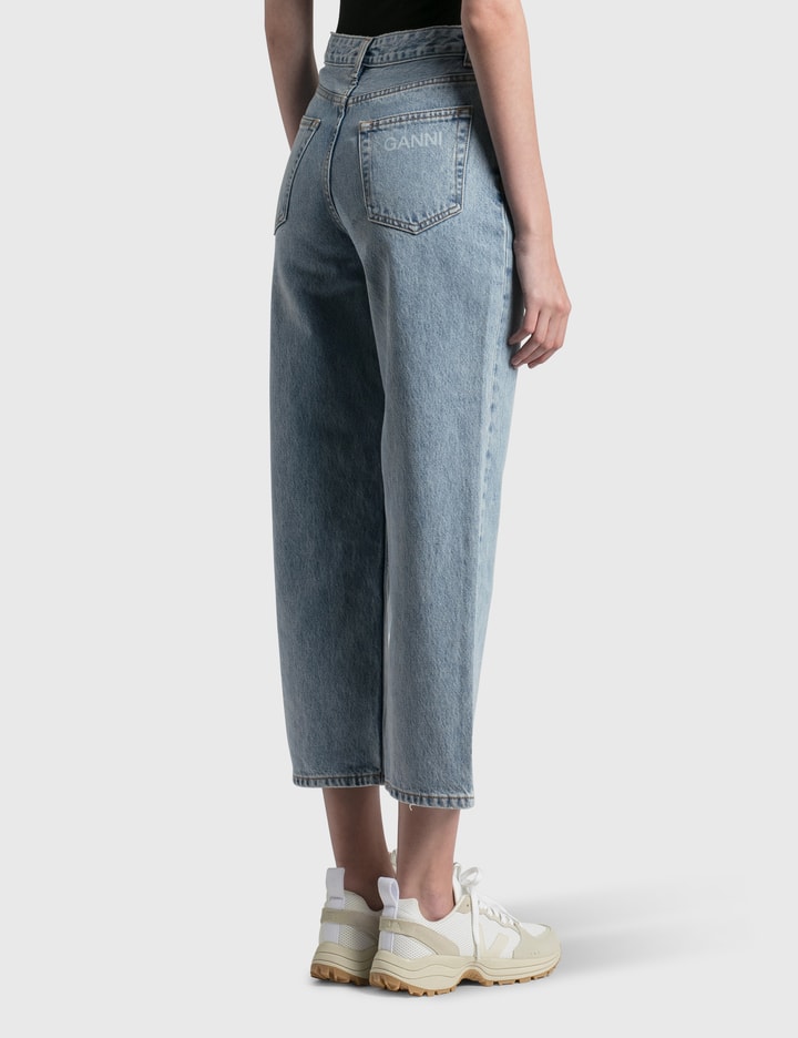 Classic Denim High-Waisted Cropped Jeans Placeholder Image