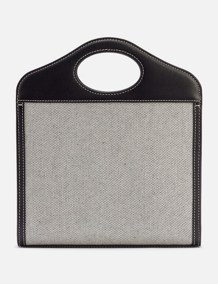 Tri-tone Cotton Canvas and Leather Mini Pocket Bag Placeholder Image