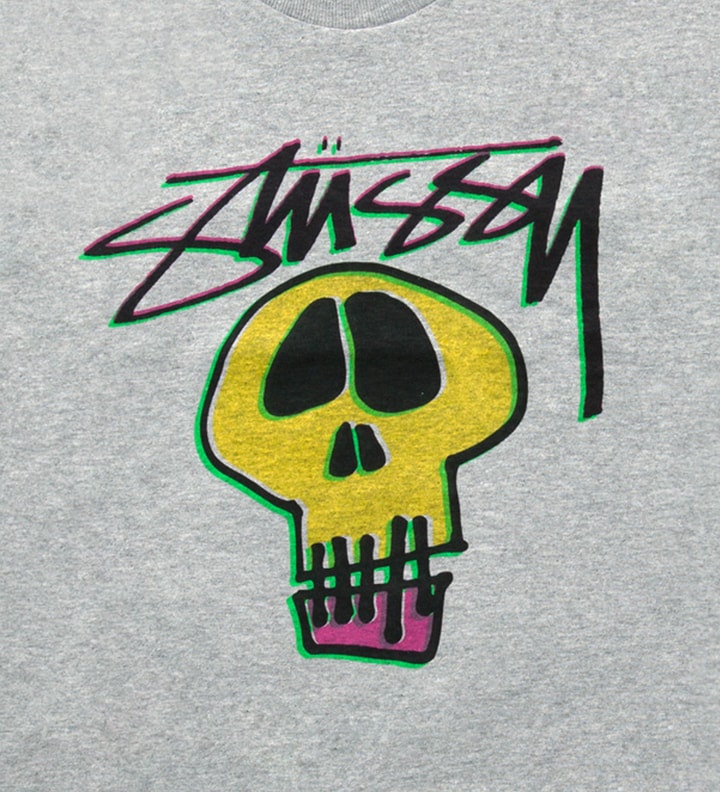 Grey Stock Old Skull (Yellow) T-Shirt  Placeholder Image