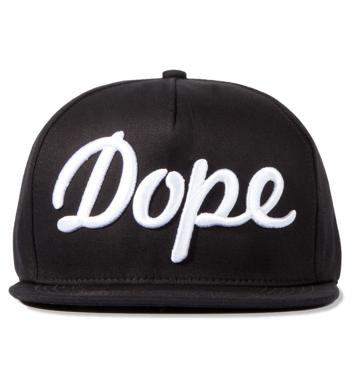 Black Dope Hat LA on Brim Cap Placeholder Image