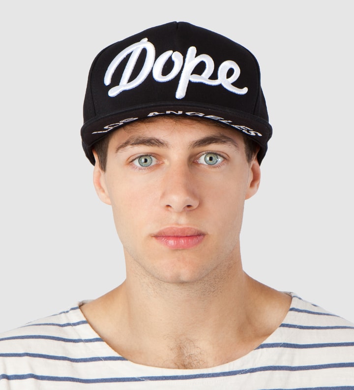 Black Dope Hat LA on Brim Cap Placeholder Image