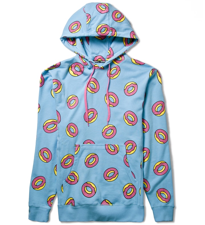 Light Blue All Over Donut Hoodie Placeholder Image