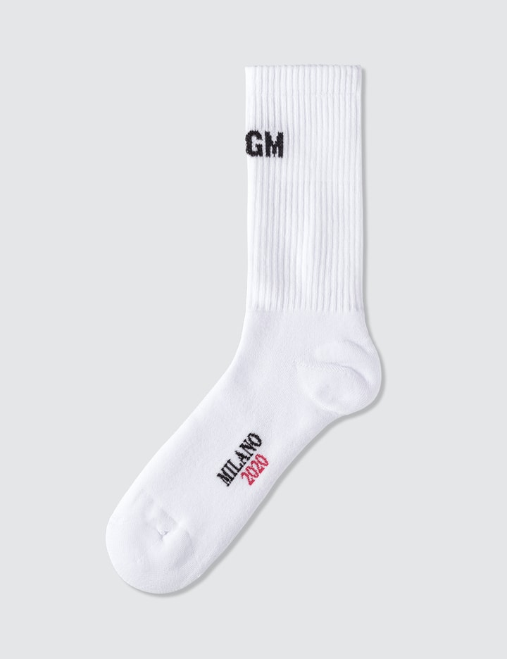 Minimal Socks With Logo Placeholder Image