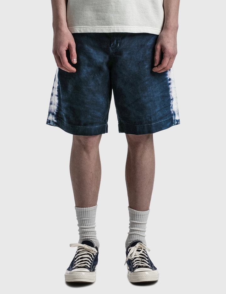 Tie-Dye Wide Tapered Shorts Placeholder Image