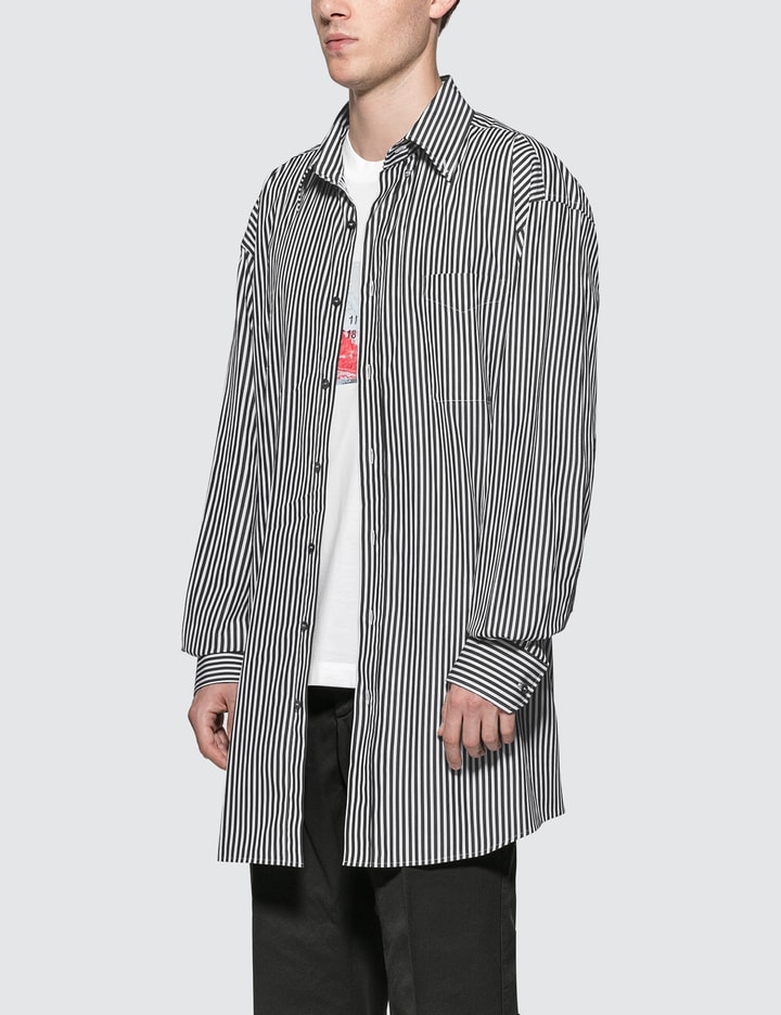 Oversized Striped Shirt Placeholder Image