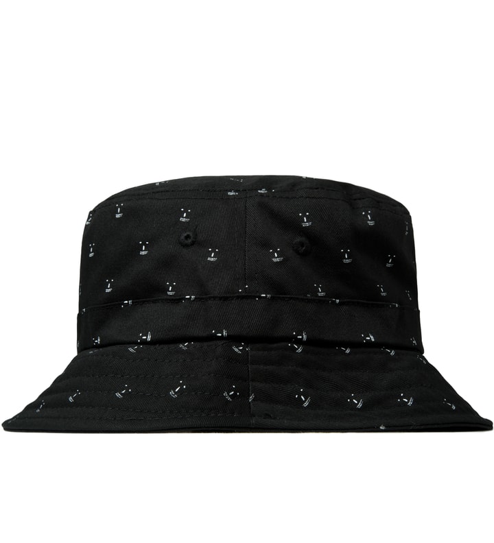 Black Earl Chum Allover Bucket Hat Placeholder Image