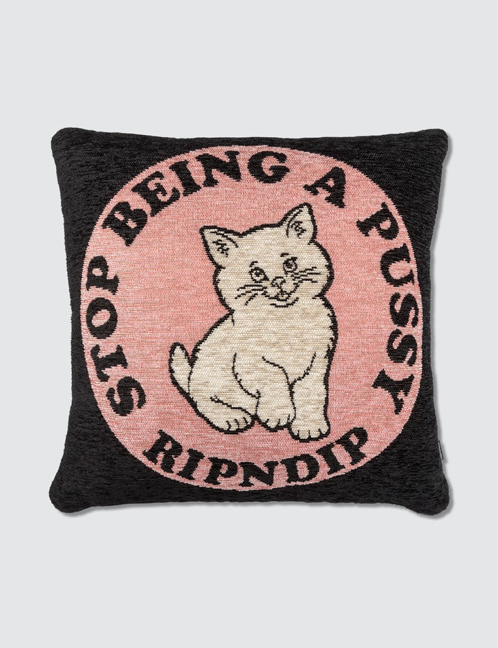 Stop Being A Pussy Granny Pillow Placeholder Image