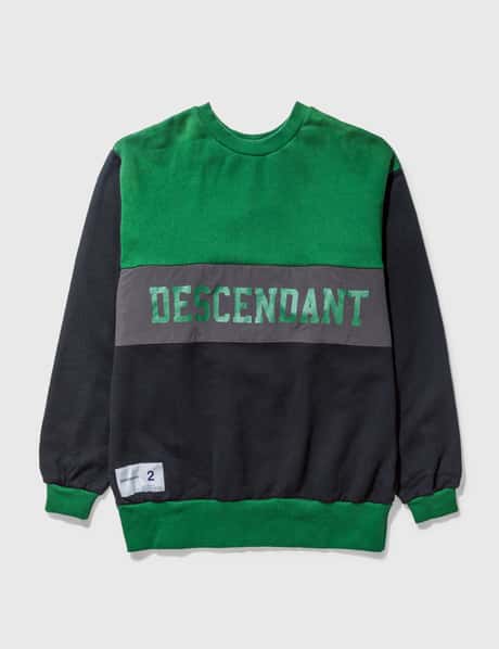 DESCENDANT DESCENDANT Black and Green Sweatshirt
