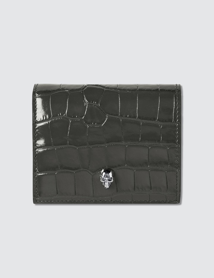 Extra Shiny Croc Embossed Folded Wallet Placeholder Image