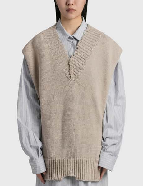 Maison Margiela Distressed Sweater Vest