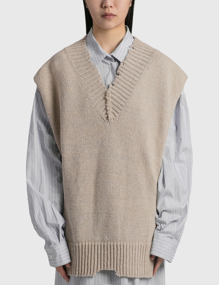 Distressed Sweater Vest Placeholder Image