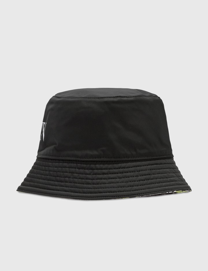 Valentino Garavani VLTN Rubber Tag Reversible Bucket Hat Placeholder Image