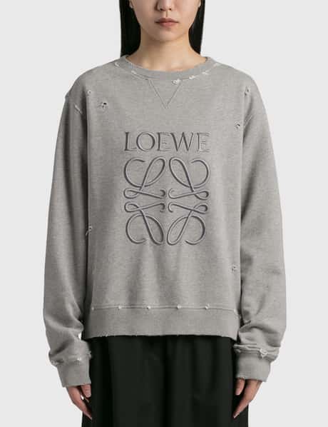 Loewe Distressed Anagram Sweatshirt