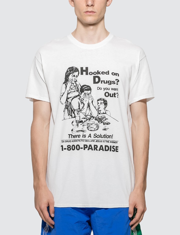 Hooked On Drugs Paradise T-shirt Placeholder Image