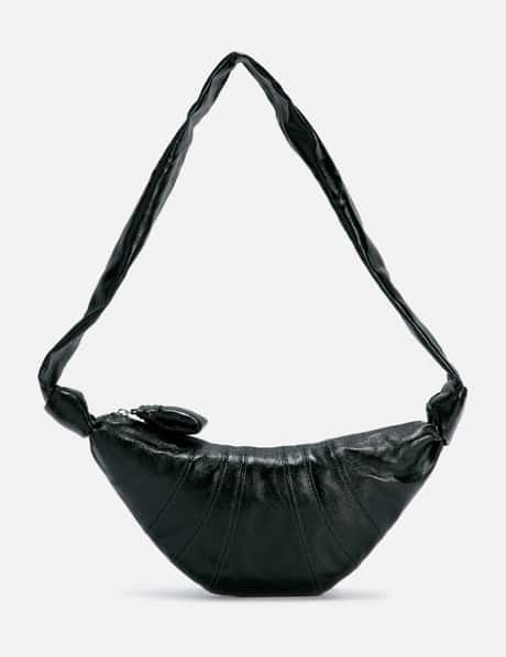 Lemaire SMALL CROISSANT COATED COTTON BAG
