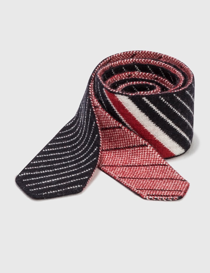 Chalk Stripe Jacquard Knit Tie Placeholder Image