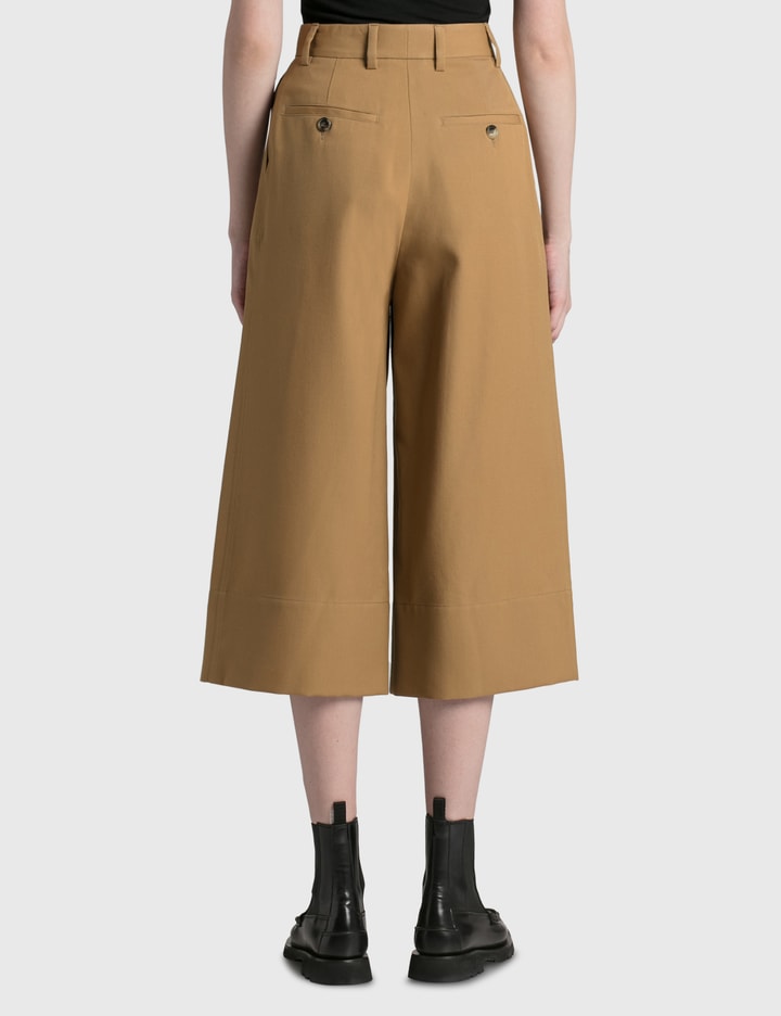 Pleat Front Wide Leg Cropped Trousers Placeholder Image