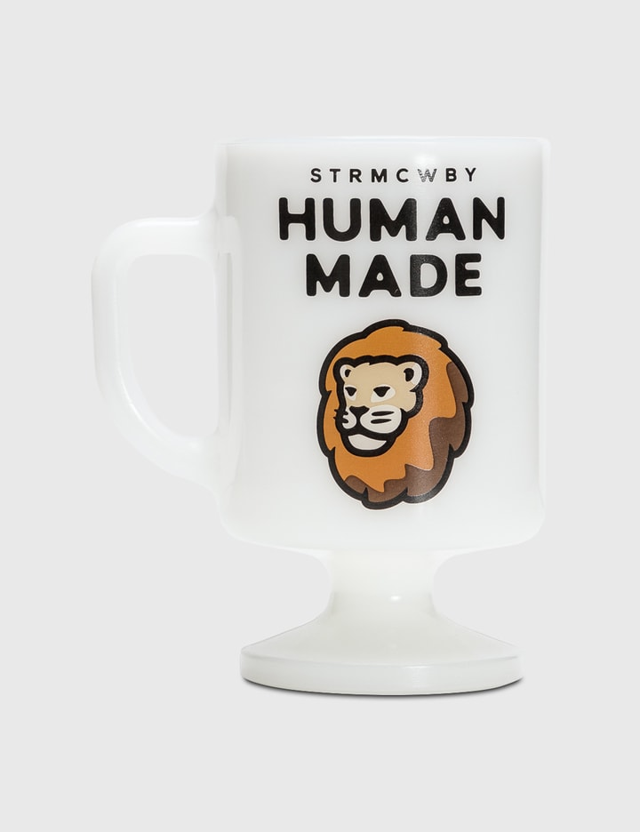 Lion Milk Glass Pedestal Mug Placeholder Image
