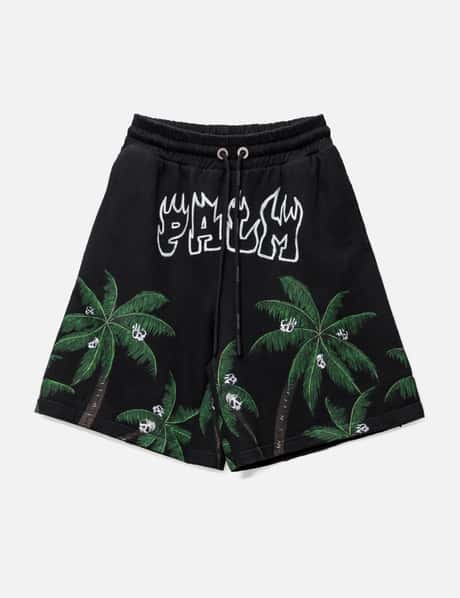 Palm Angels Palms & Skull Vintage Sweat Shorts