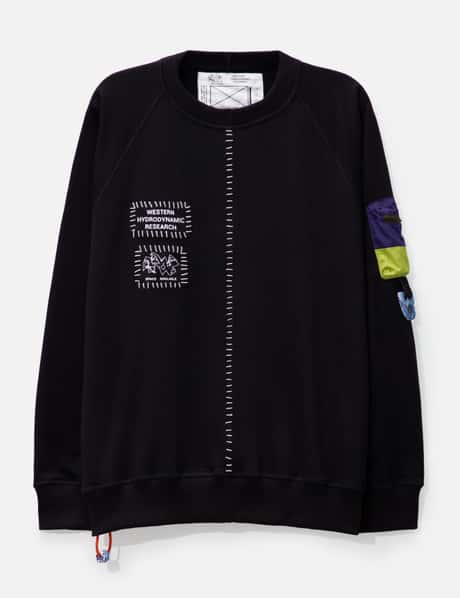 SPACE AVAILABLE SA X WHR Upcycled Patch Sweatshirt