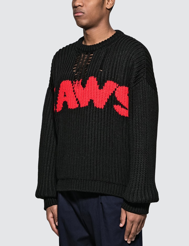 JAWS Print Ribbed Sweatshirt Placeholder Image